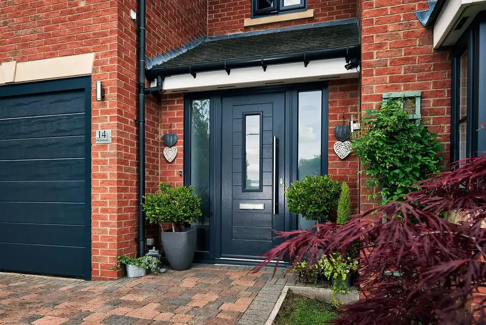 Endurance black composite door