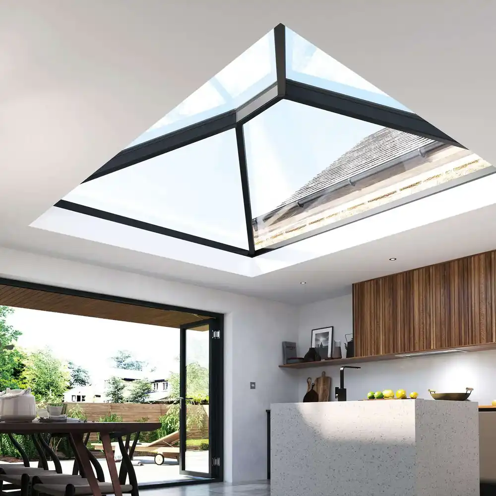 Black roof lantern