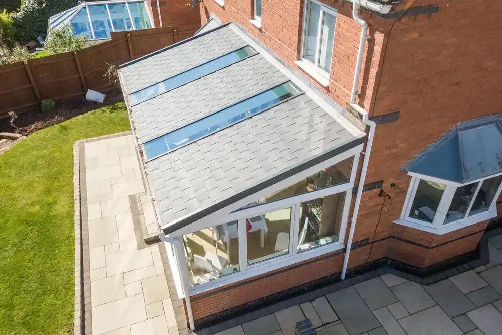 Ultraframe leanto solid roof